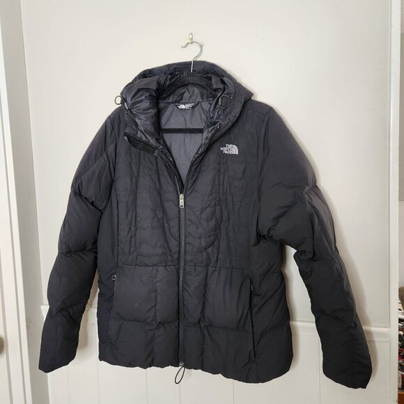 THE NORTH FACE Black women's rhea down jacket - Picture 1 of 10